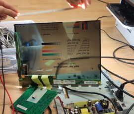 Testing the transparent LCD trick