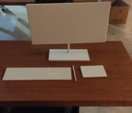 Finished fake "mac from the future" setup