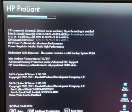This HP server needs glasses it's got double vision