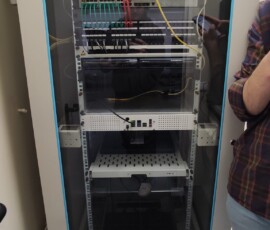 new clean install, most of the old hardware is reused, but new rack and no rats nest