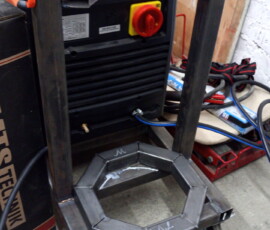 Welding (argon) gas bottle holder